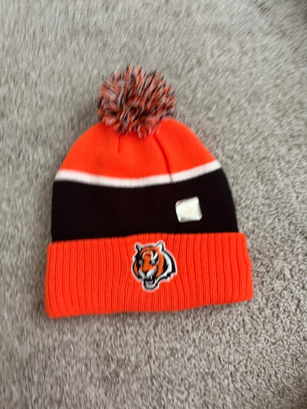 Cincinnati Bengals Winter Pom Pom Hat